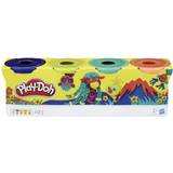 Kreativitet & Pyssel Hasbro Play Doh 4 Pack of Wild Colors E4867