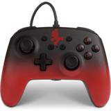 AA (LR06) - USB typ-A Handkontroller PowerA Enhanced Wired Controller (Nintendo Switch) - Mario Fade - Black/Red