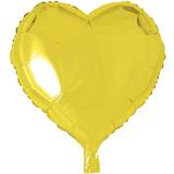 Hisab Joker Foil Ballon Heart Yellow 6-pack
