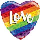 Sassier Foil Ballon Rainbow Love