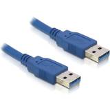DeLock Blåa - USB-kabel Kablar DeLock USB A - USB A 3.0 2m