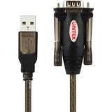 Unitek USB-USB - USB-kabel Kablar Unitek USB A-Seriell RS232 1.5m