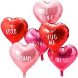 Ginger Ray Foil Ballon Be My Valentine Pink/Red 6-pack
