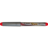 Penna 0.5 Pilot V Pen Silver Fountain Pen Red Medium Nib