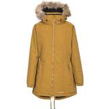 Dam - Microfiber Ytterkläder Trespass Celebrity Fleece Lined Parka Jacket - Golden Brown