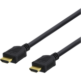 HDMI-kablar - Rund Deltaco 4K UHD HDMI - HDMI 5m
