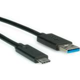 Roline USB A-USB C - USB-kabel Kablar Roline USB A - USB C 3.0 1m
