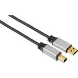 Hama USB A-USB B - USB-kabel Kablar Hama Metal USB A - USB B 2.0 5m