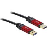 Guld - USB A-USB A - USB-kabel Kablar DeLock Premium USB A - USB A 3.0 2m