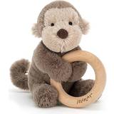 Hundar - Träleksaker Mjukisdjur Jellycat Shooshu Puppy Wooden Ring Toy 14cm