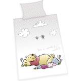 Gråa - Nalle Puh Bäddset Herding Winnie The Pooh Reversible Toddler Bedding Set 100x135cm
