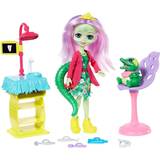 Krokodiler Dockor & Dockhus Mattel Enchantimals Smilin Dentist & Andie Alligator Doll