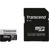 Transcend 256 GB Minneskort Transcend High Performance 330S microSDXC Class 10 UHS-I U3 V30 A2 256GB +Adapter