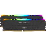 Crucial Ballistix Black RGB LED DDR4 3600MHz 2x32GB (BL2K32G36C16U4BL)