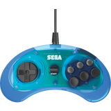 Inga - USB typ-A Handkontroller Retro-Bit Sega Mega Drive Mini 6-B Controller - Blue
