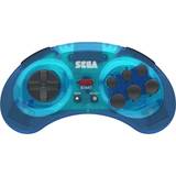 Inga - Trådlös Handkontroller Retro-Bit Sega Mega Drive 8-B Wireless Controller - Blue