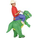 Röd - Uppblåsbara dräkter Dräkter & Kläder Widmann Inflatable Dinosaur Costume
