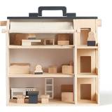 Dockhus - Tygleksaker Dockor & Dockhus Kids Concept Aiden Wooden Studio Doll House with Furniture