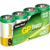 GP Batteries Alkalisk - C (LR14) Batterier & Laddbart GP Batteries C Super Alkaline 4-pack