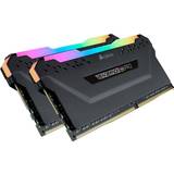 DDR4 - Svarta RAM minnen Corsair Vengeance Black RGB Pro DDR4 3600MHz 2X16GB (CMW32GX4M2D3600C18)