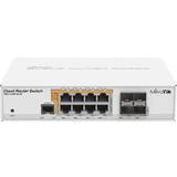 Mikrotik Gigabit Ethernet Switchar Mikrotik Cloud Router Switch CRS112-8P-4S-IN