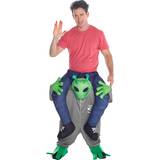Morphsuit Grön Dräkter & Kläder Morphsuit Ridende Alien Kostume