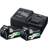 Batterier - Verktygsbatterier - Verktygsladdare Batterier & Laddbart Hikoki Multi Volt 2xBSL36A18+UC18YSL3