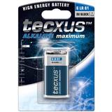 Batterier - Engångsbatterier Batterier & Laddbart Tecxus 6LR61 Alkaline Maximum