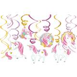 Amscan Swirl Magical Unicorn 12-pack