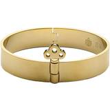 Skultuna Pearl Necklaces Armband Skultuna Bangle with Key Lock Bracelet - Gold
