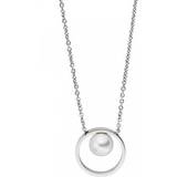 Belcher Chains Halsband Skagen Agnethe Necklace - Silver/Pearl
