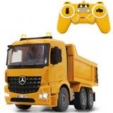 1:20 Radiostyrda arbetsfordon Jamara Dump Truck Mercedes-Benz Arocs RTR 404940