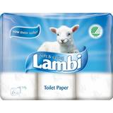 Lambi Toalettpapper Lambi Soft & Caring 3-Ply Toilet Paper 6-pack