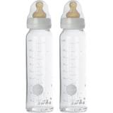 Naturgummi Nappflaskor Hevea Glas Nappflaska 240ml 2-pack
