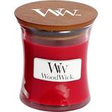 Woodwick Röda Ljusstakar, Ljus & Doft Woodwick Currant Mini Doftljus 85g