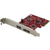 PCIe x4 - USB Type-A Kontrollerkort StarTech PEXUSB311A1E