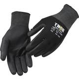 Skogsvård Arbetshandskar THOR Flex Winter Black Half Dipped Nitrile Glove with Thin Thermos 12-pack