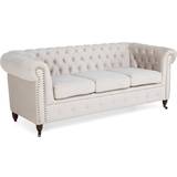 Bloomington Chesterfield Deluxe Soffa 203cm 3-sits