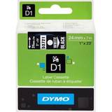 Kontorsmaterial Dymo Label Cassette D1 Black on White 2.4cmx7m