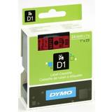 Kontorsmaterial Dymo Label Cassette D1 Black on Red