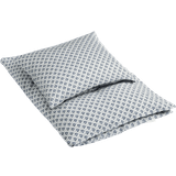 By KlipKlap Blåa Textilier by KlipKlap Petite Bed Linen Junior Honey Leaf Grey 100x140cm
