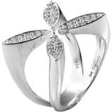 Gynning Jewelry Ringar Gynning Jewelry Sparkling Ellipse Ring - Silver/Transparent