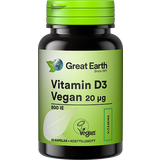 Great Earth Vitaminer & Mineraler Great Earth Vitamin D3 Vegan 20µg 60 st