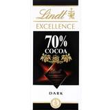 Frukt Choklad Lindt Excellence Dark 70% Bar 100g