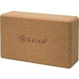 Bruna Yogautrustning Gaiam Cork Yoga Block