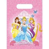 Blommiga Present- & Kalaspåsar Procos Party Bags Disney Princess 6-pack