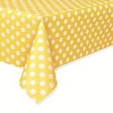 Unique Party Table Cloth Yellow/White