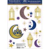 Fönsterdekoration Festprodukter Amscan Decor Eid Mubarak 15-pack