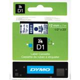 Kontorsmaterial Dymo Label Cassette D1 Blue on Clear