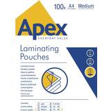 A4 Lamineringsfickor Fellowes Apex A4 Medium Laminating Pouches 100-pack